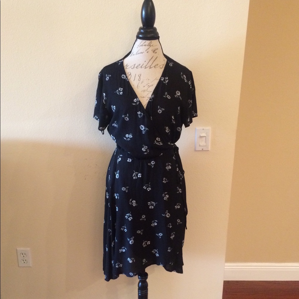 Floral Wrap Dress